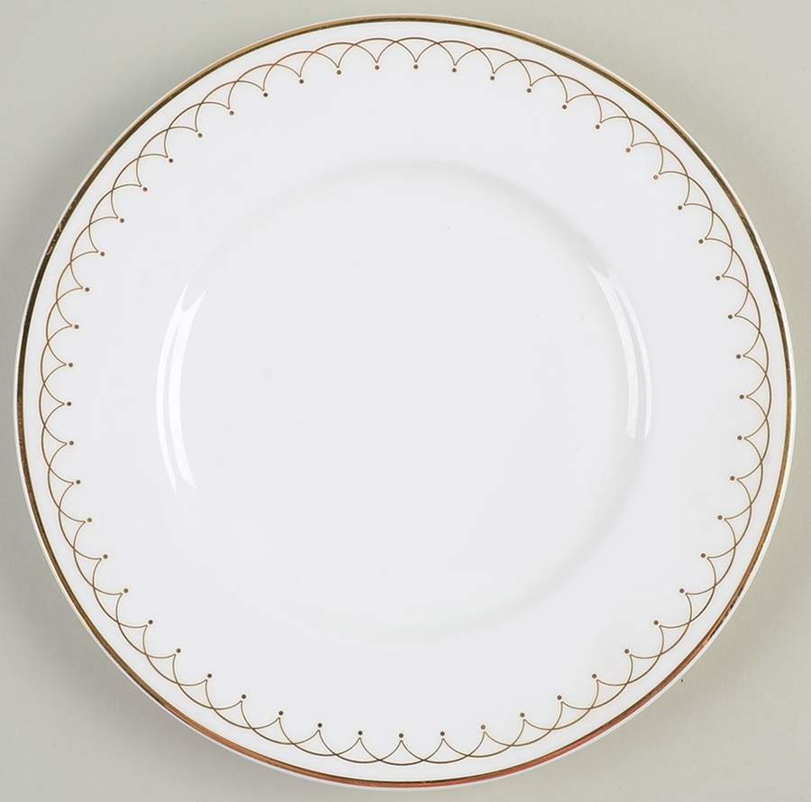 Lattice Gold Bread & Butter Plate by Nikko-1