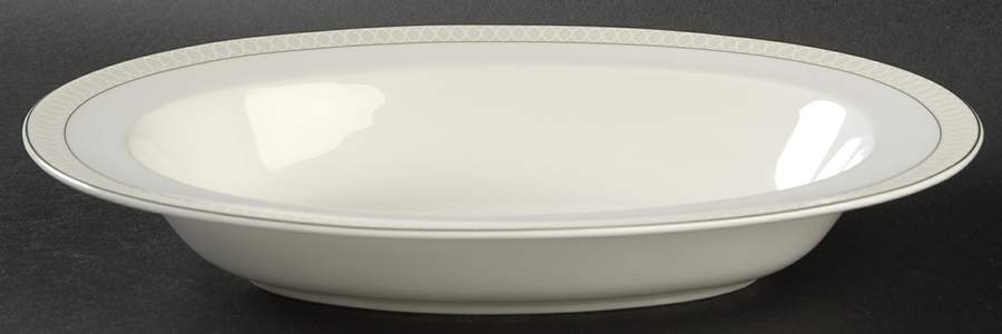 Lancet Pearl 11" Oval Vegetable Bowl by Nikko-1
