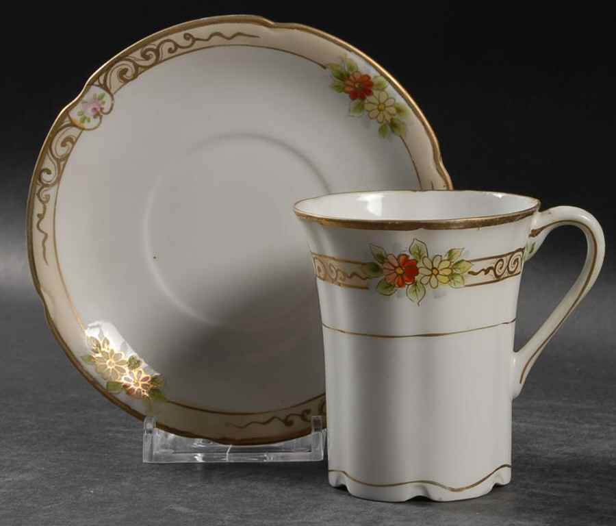 N3614 Chocolate Cup & Saucer Set by Noritake-1