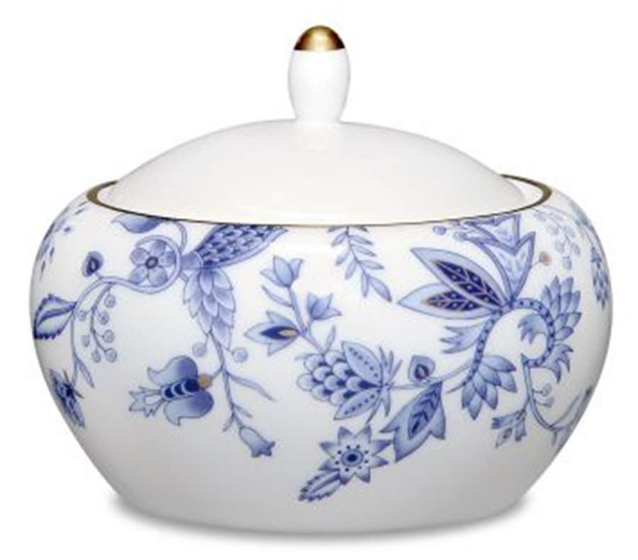 Blue Sorrentino Small Sugar Bowl & Lid by Noritake-1