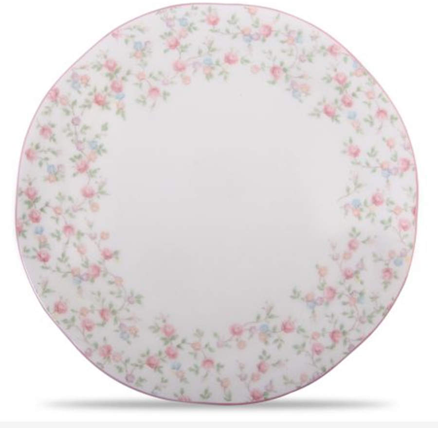Cutie Rose Dessert/Pie Plate by Noritake-1
