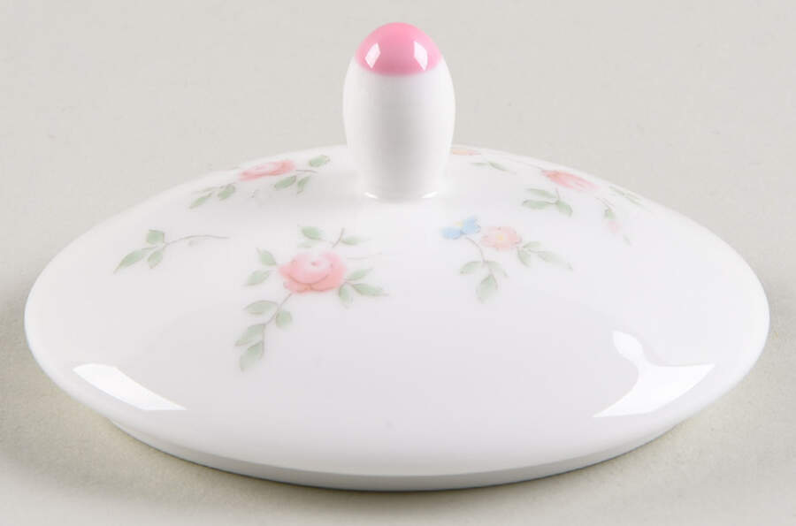 Cutie Rose Lid for Small Sugar Bowl by Noritake-1