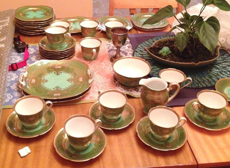 N3994 Footed Cup & Saucer Set by Noritake-1