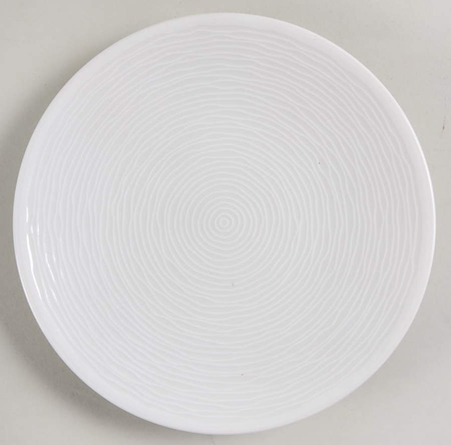 WoW Swirl (White on White) Appetizer Plate by Noritake-1