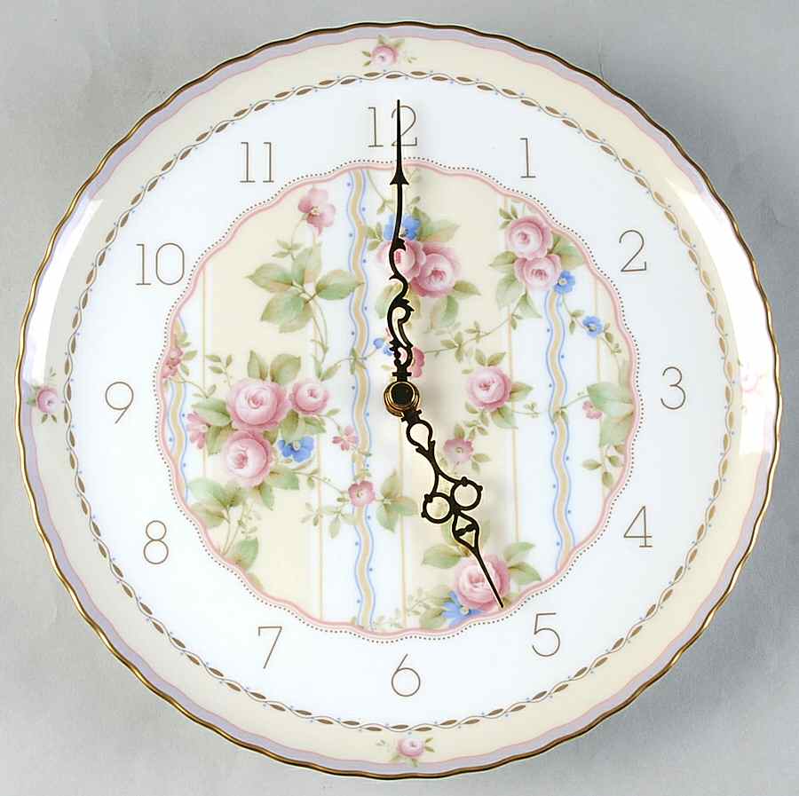 Rose Patio Hanging Wall Clock by Noritake-1
