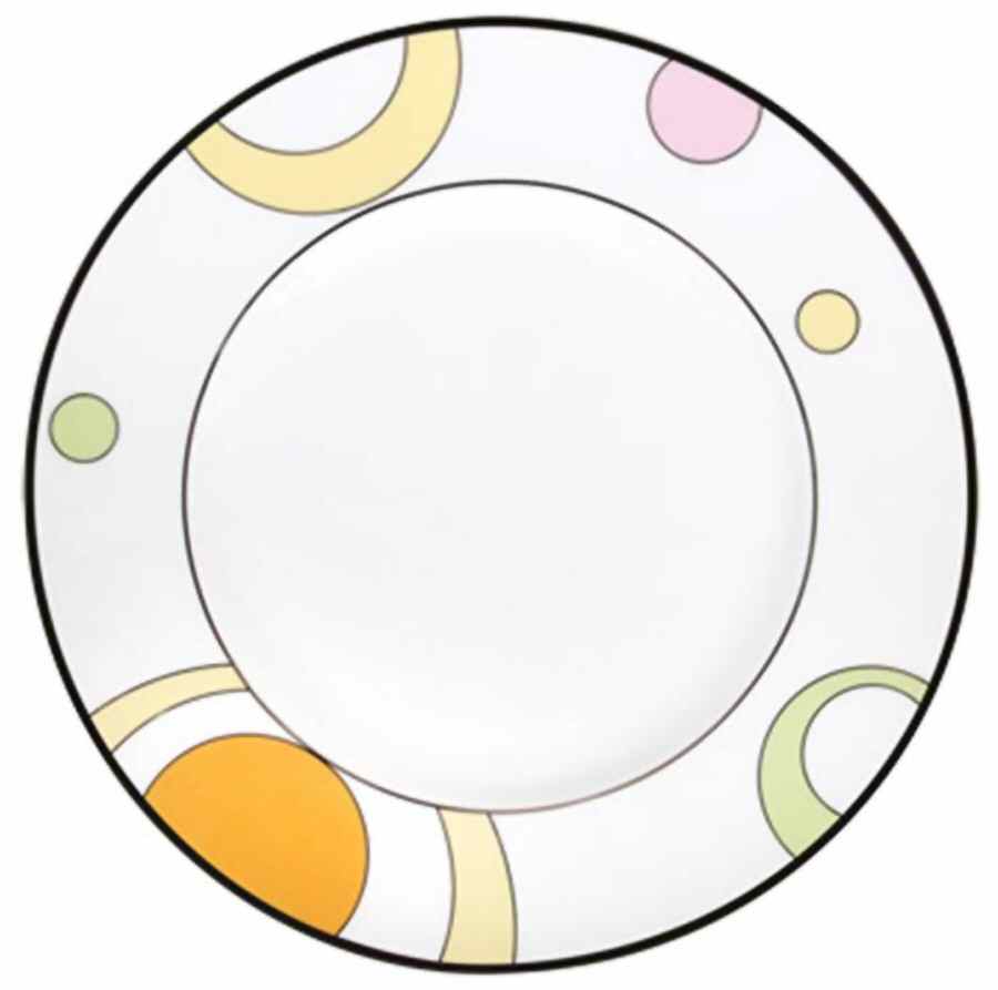 Cosmic Yellow Luncheon Plate by Noritake-1