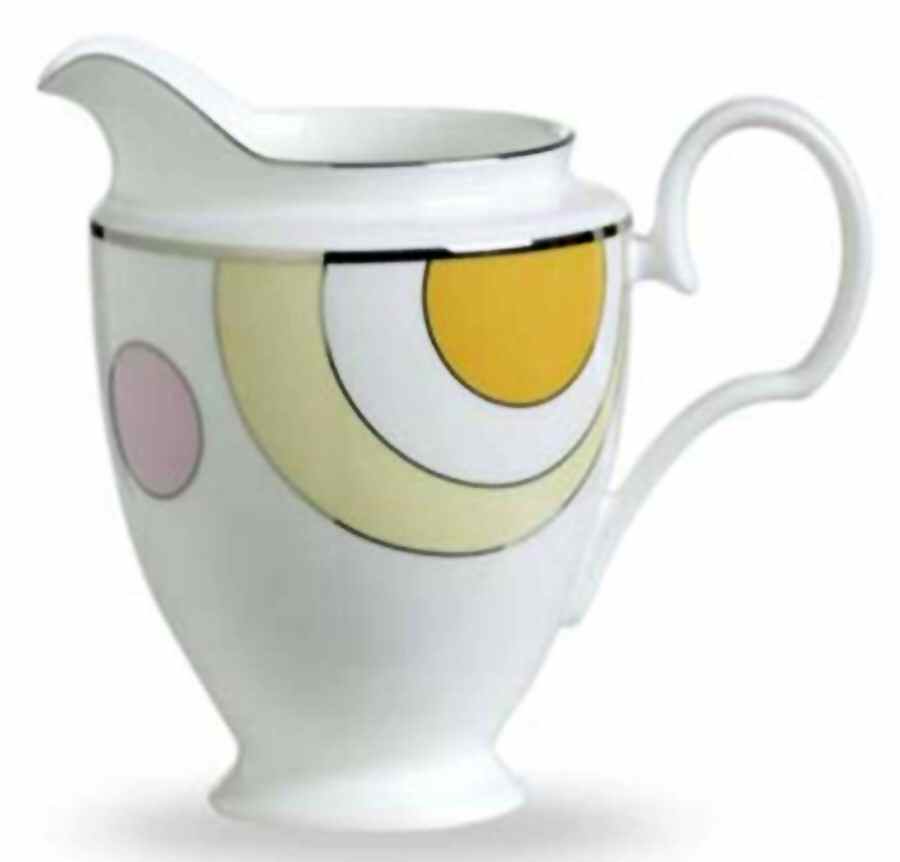Cosmic Yellow Creamer by Noritake-1