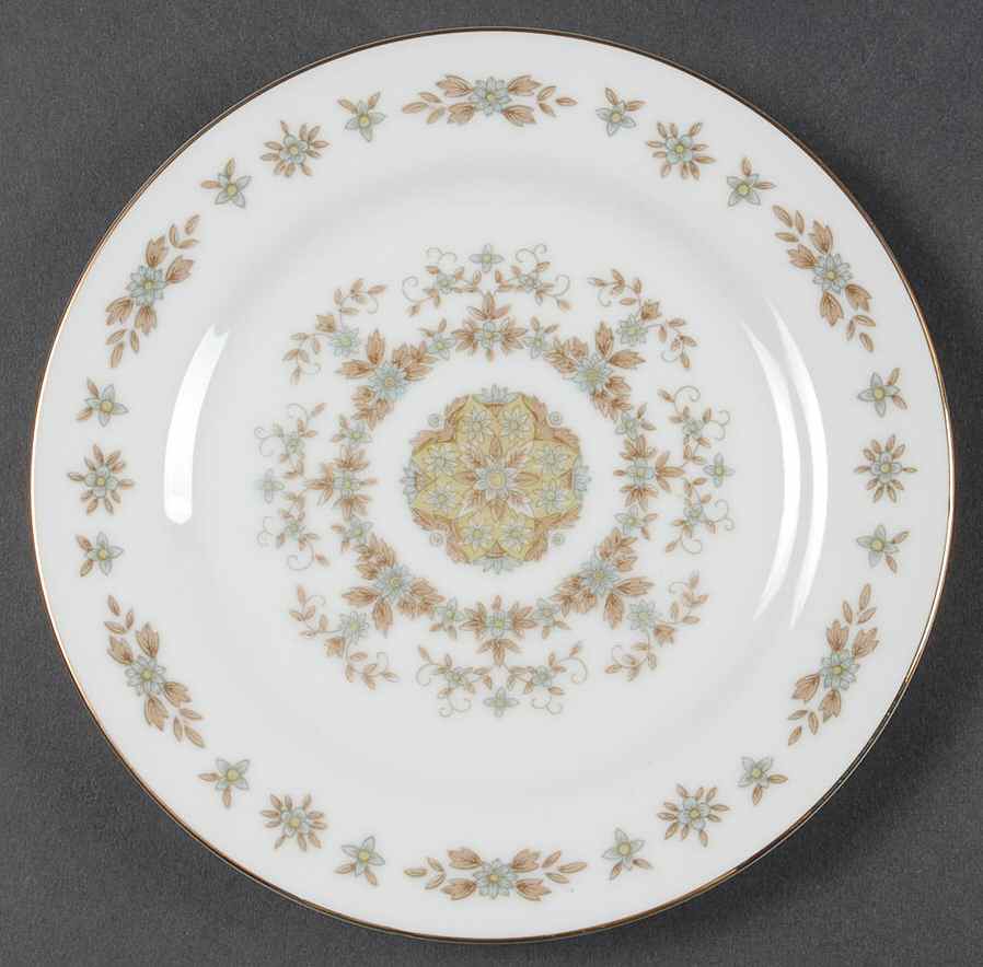 Summer Garland Bread & Butter Plate by Norleans-1