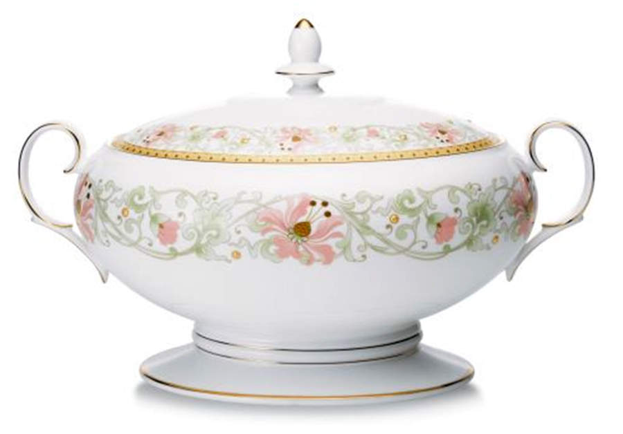 Blooming Splendor Round Covered Vegetable by Noritake-1