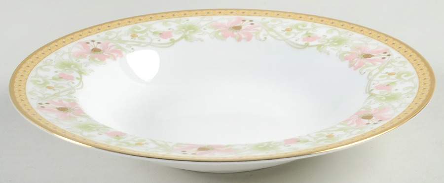Blooming Splendor Rim Soup Bowl by Noritake-1