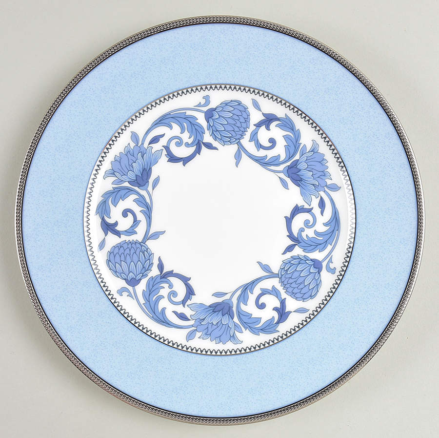 Sonnet in Blue Accent Luncheon Plate by Noritake-1