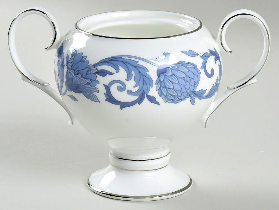 Sonnet in Blue Sugar Bowl No Lid by Noritake-1