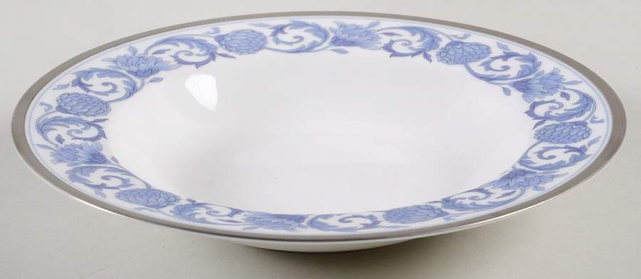 Sonnet in Blue Rim Soup Bowl by Noritake-1