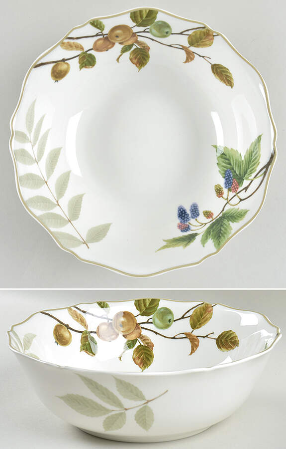 Berries & Brambles 9" Round Serving Bowl by Noritake-1