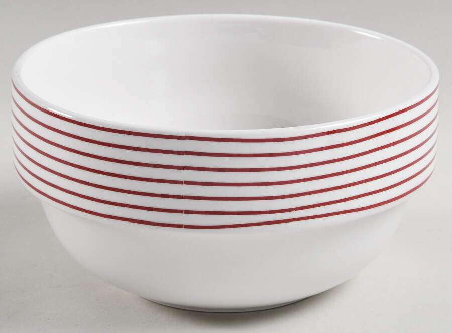 Crimson Accent Soup/Cereal Bowl by Noble Excellence-1