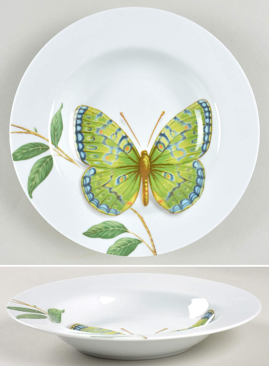 Butterfly Large Rim Soup Bowl by Neiman Marcus-1