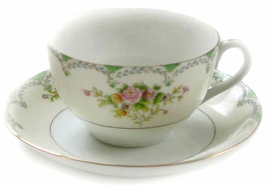 N3649 Flat Cup & Saucer Set by Noritake-1