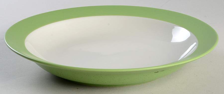 Colorwave Apple Green (Dark) 10" Individual Pasta Bowl by Noritake-1
