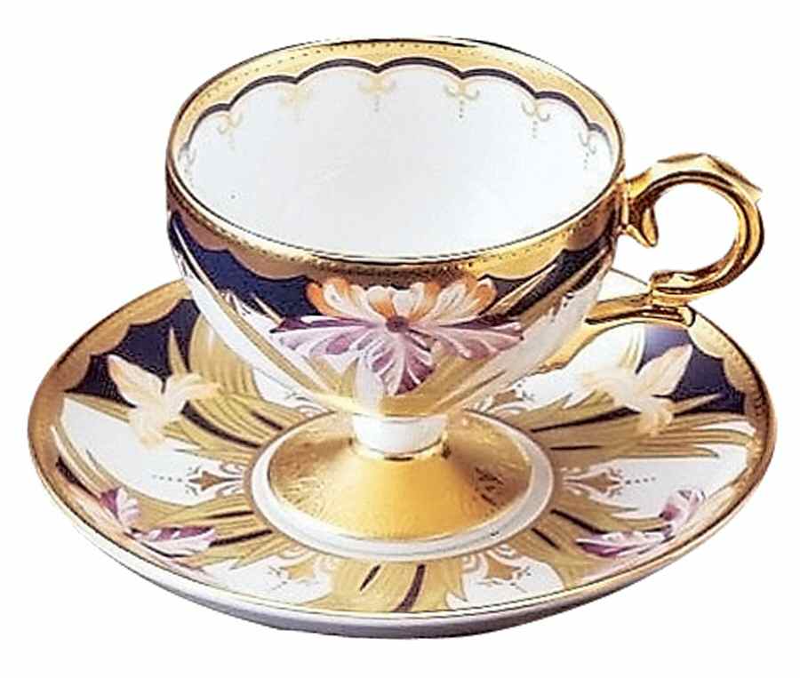 Wabana Footed Cup & Saucer Set by Noritake-1