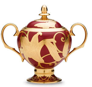 Hana Kinsai Sugar Bowl & Lid by Noritake-1