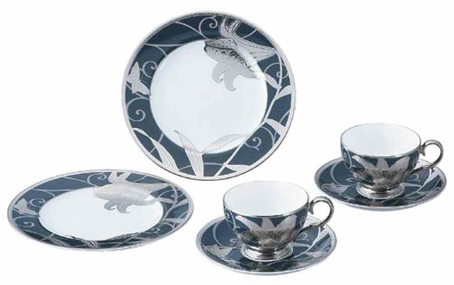 Hana Ginsai Salad Plate by Noritake-1