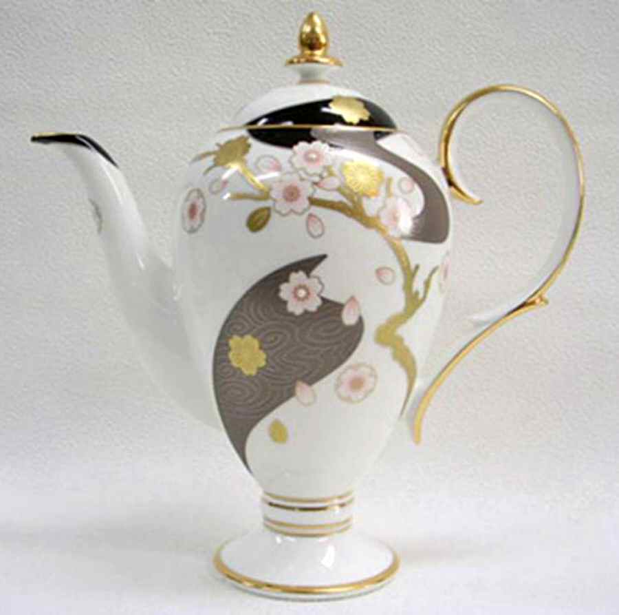 Ayaminamo Coffee Pot & Lid by Noritake-1