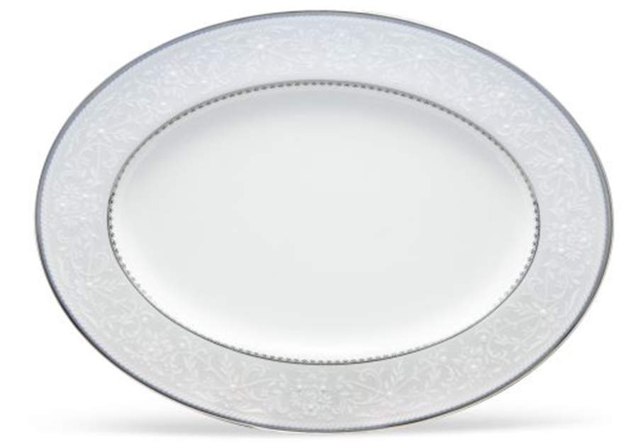 Brocato 12" Oval Serving Platter by Noritake-1