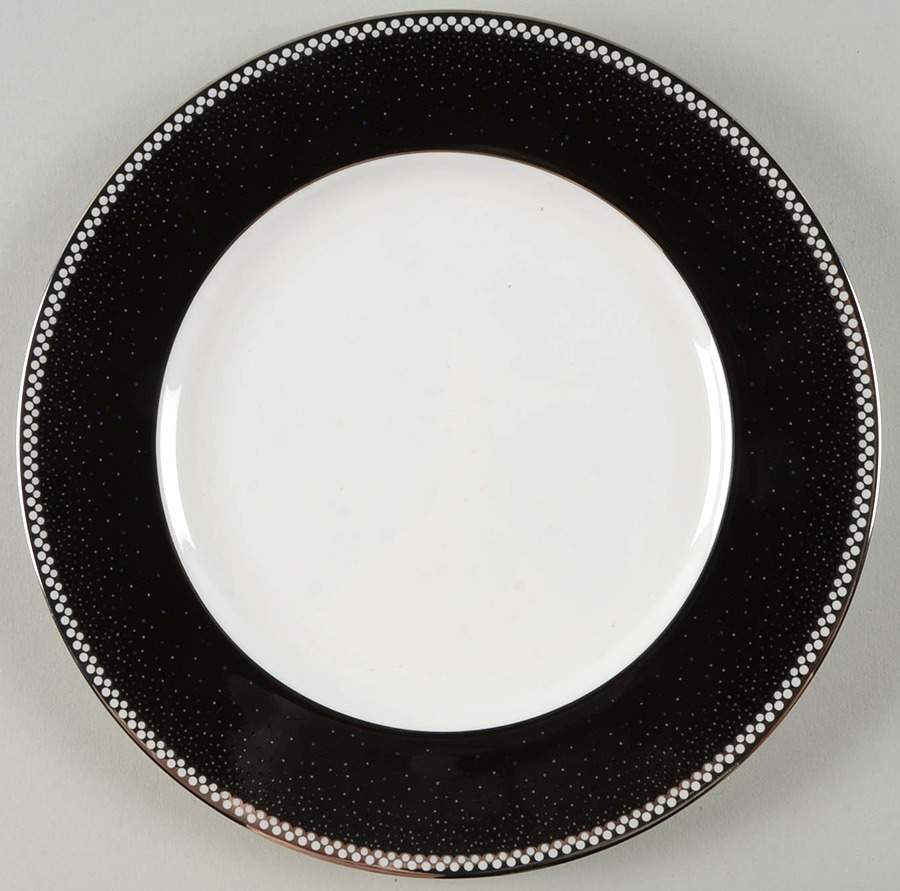 Pearl Noir Salad Plate by Noritake-1