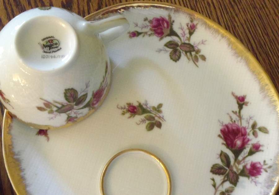 1DD196 Snack Plate & Cup Set by Napco-1