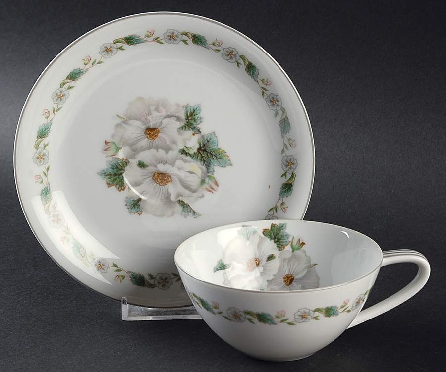 N1139 Coupe Flat Cup & Saucer Set by Noritake-1