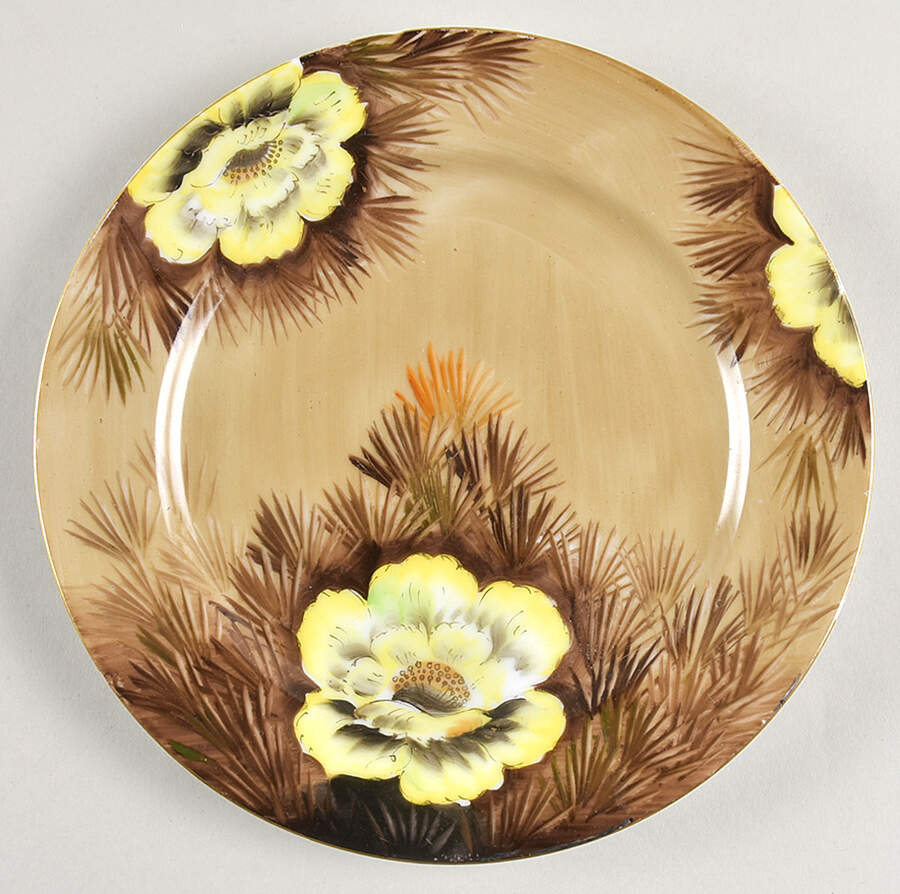 Wild Cactus Salad Plate by Norcrest-1