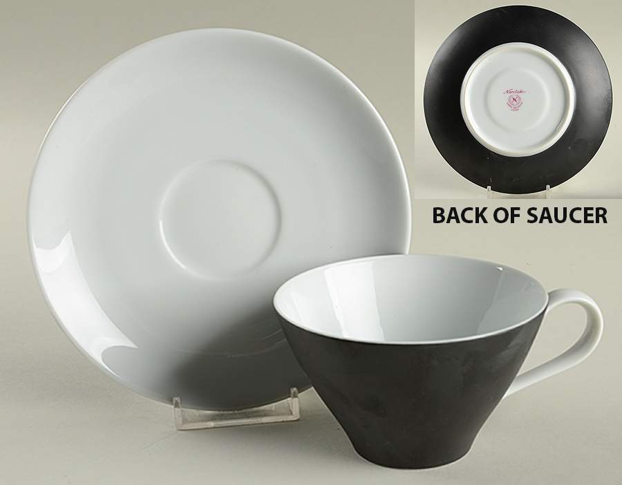 N3409 Flat Cup & Saucer Set by Noritake-1