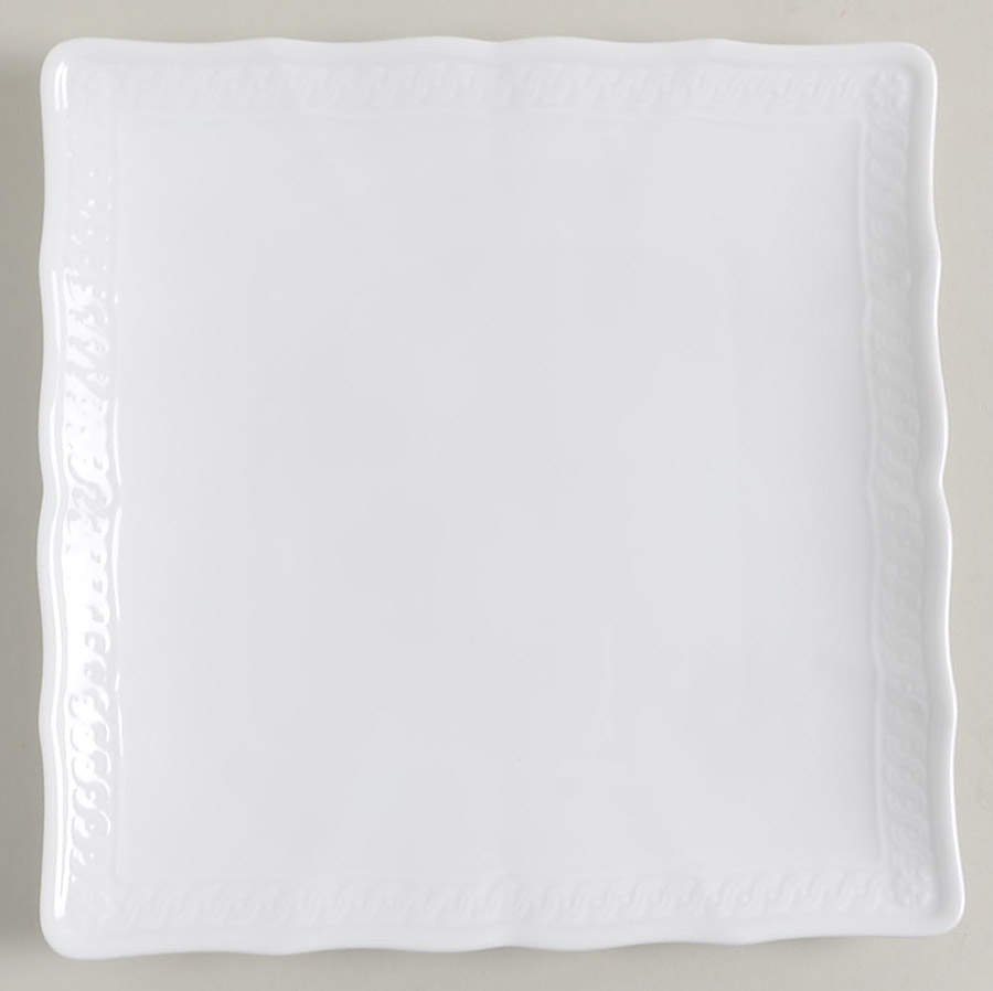 Cher Blanc Square Salad Plate by Noritake-1