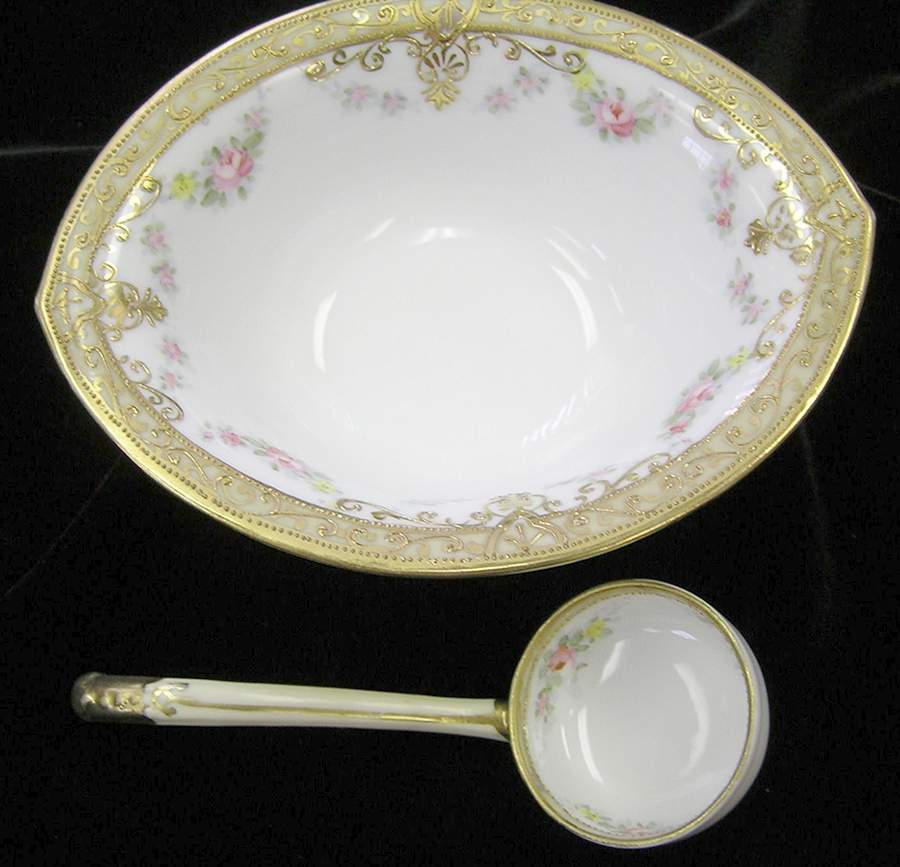 N4145 Mayonnaise & Ladle by Noritake-1