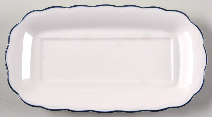 Ming Tree Blue (Fine Tableware Backstamp) Lid for 1/4 Lb Butter by Nikko-1