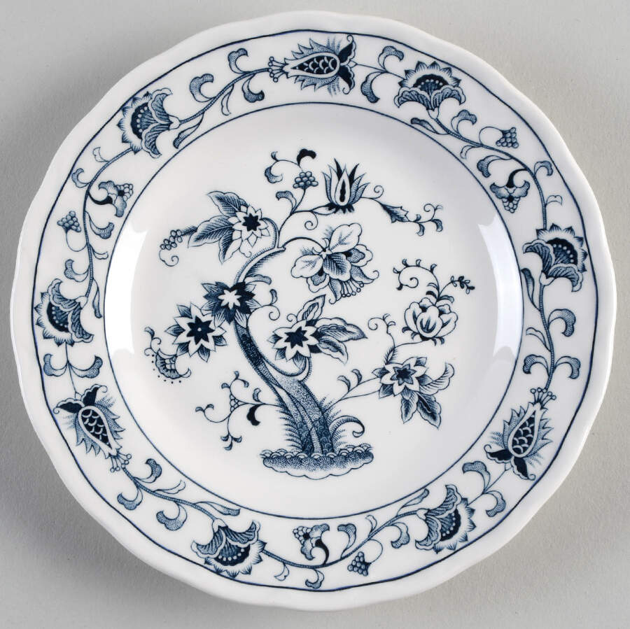 Ming Tree Blue (Fine Tableware Backstamp) Bread & Butter Plate by Nikko-1