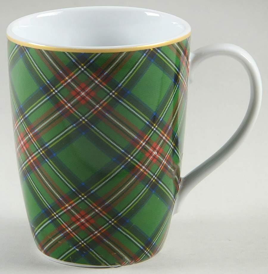 Holiday Plaid Mug by Noble Excellence-1
