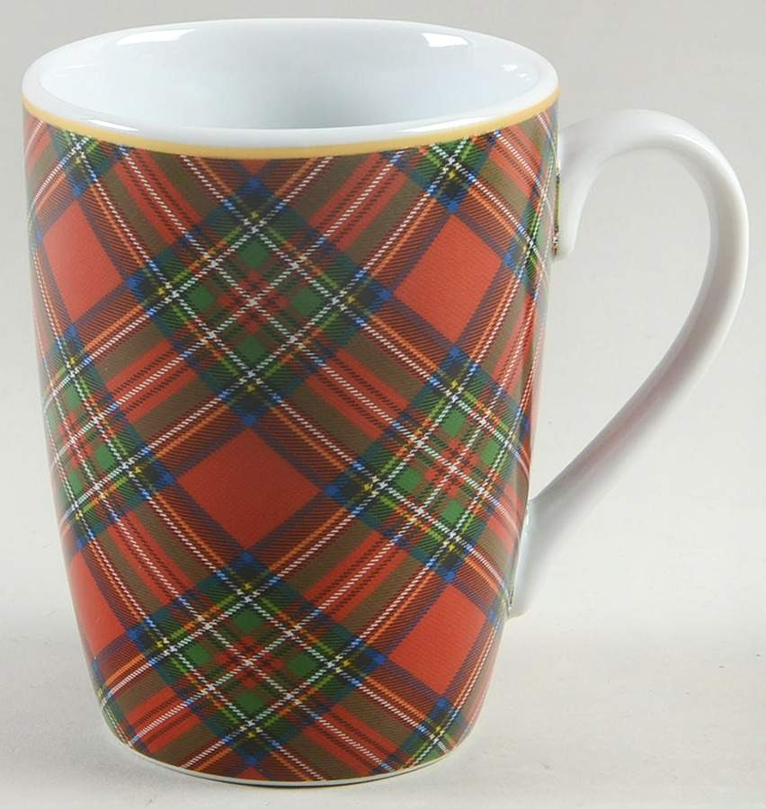 Holiday Plaid Mug by Noble Excellence-1