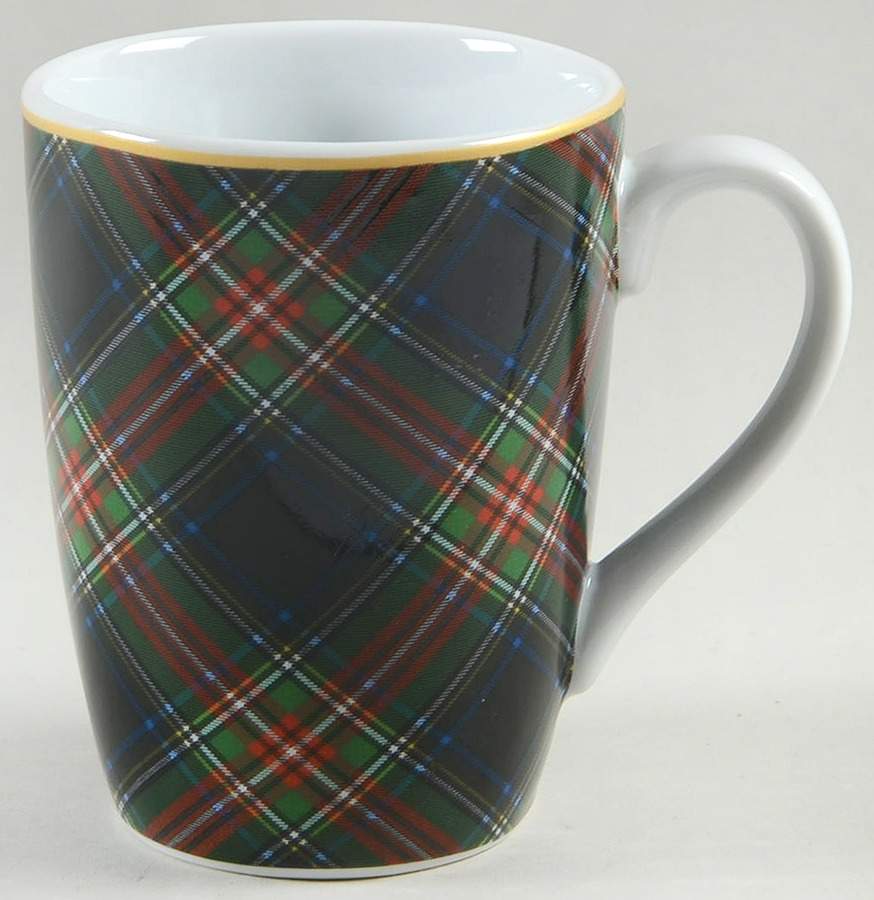 Holiday Plaid Mug by Noble Excellence-1
