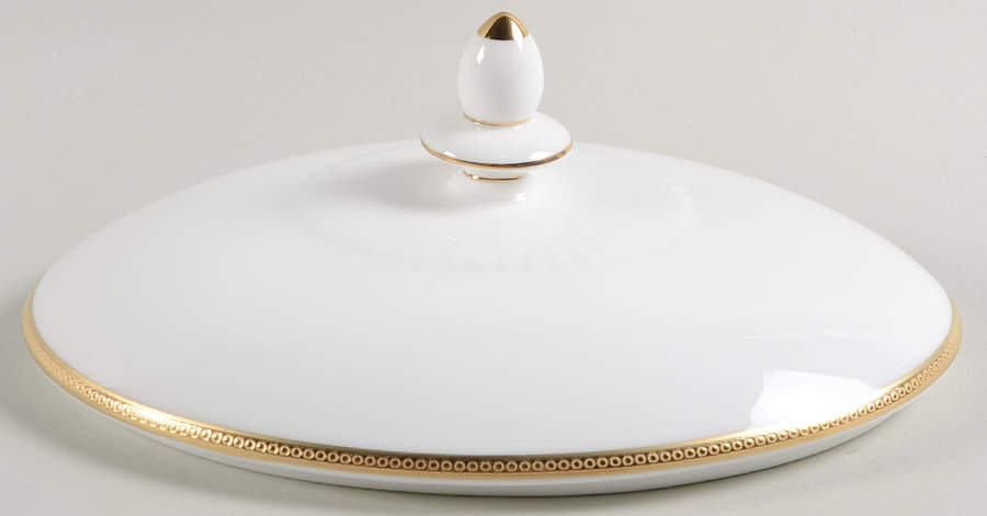 Summit Gold Lid for Oval Vegetable by Noritake-1