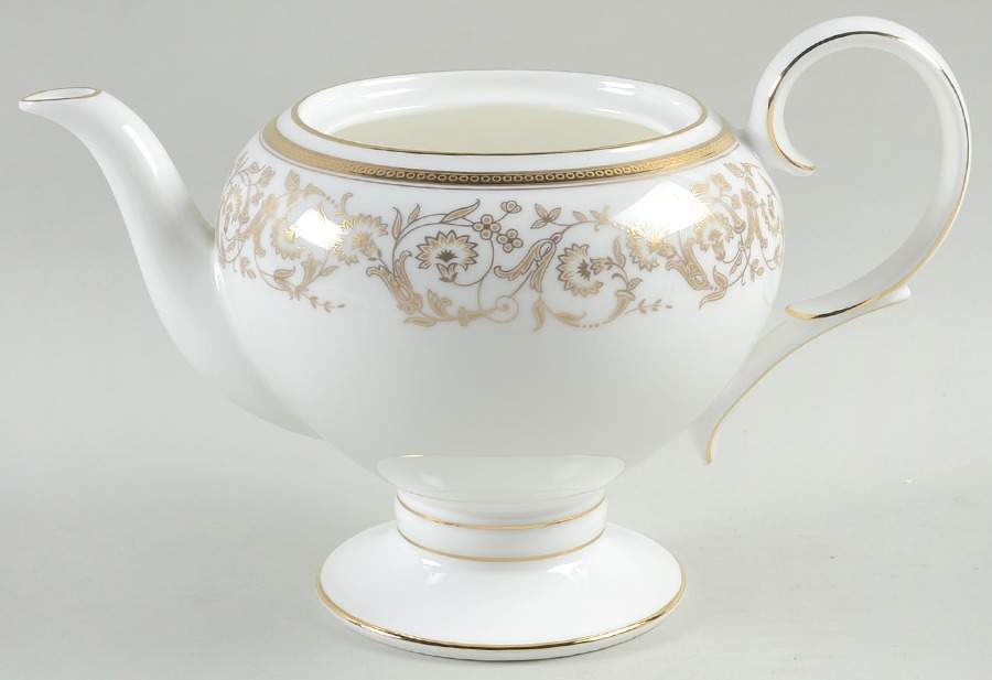 Summit Gold Teapot No Lid by Noritake-1