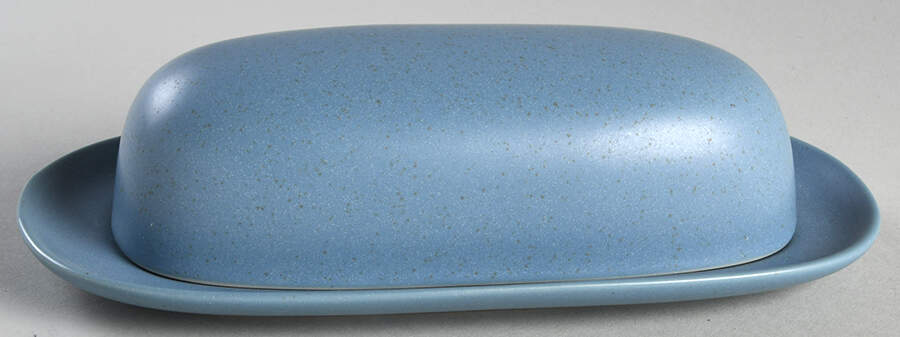 Colorwave Ice (Blue) 1/4 Lb Covered Butter by Noritake-1