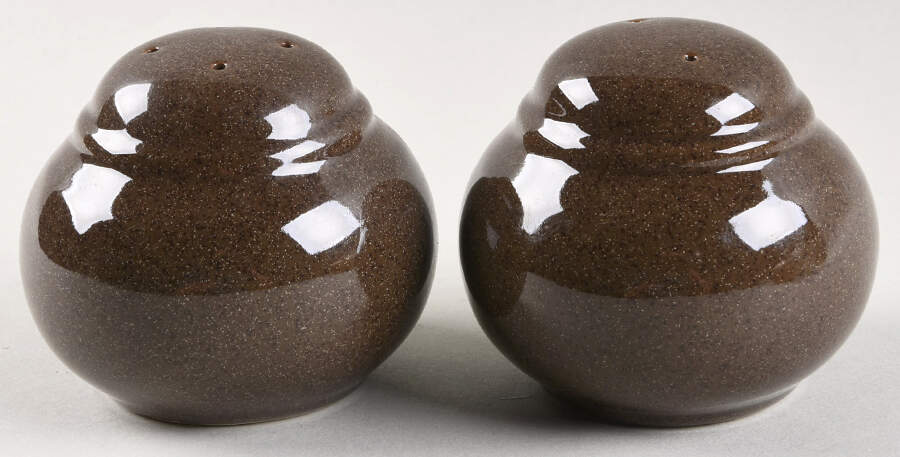 Colorvara Chocolate Salt & Pepper Set by Noritake-1