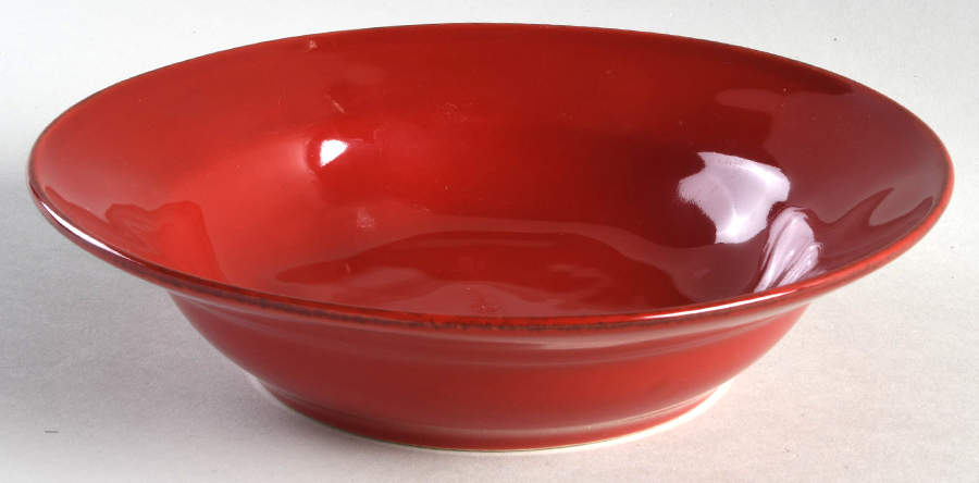 Astoria Red Rim Soup Bowl by Noble Excellence-1
