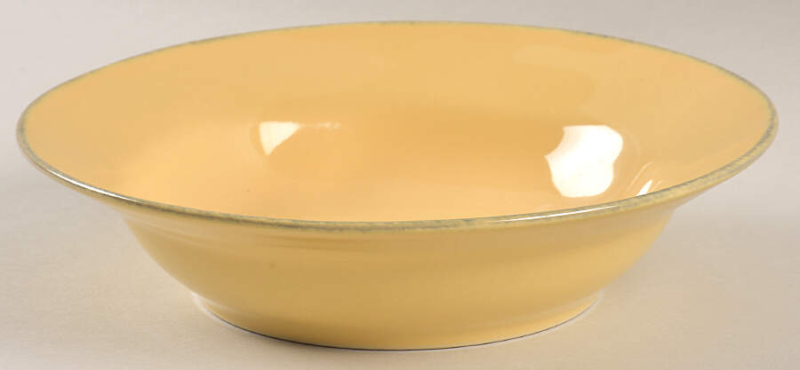Astoria Yellow Rim Soup Bowl by Noble Excellence-1