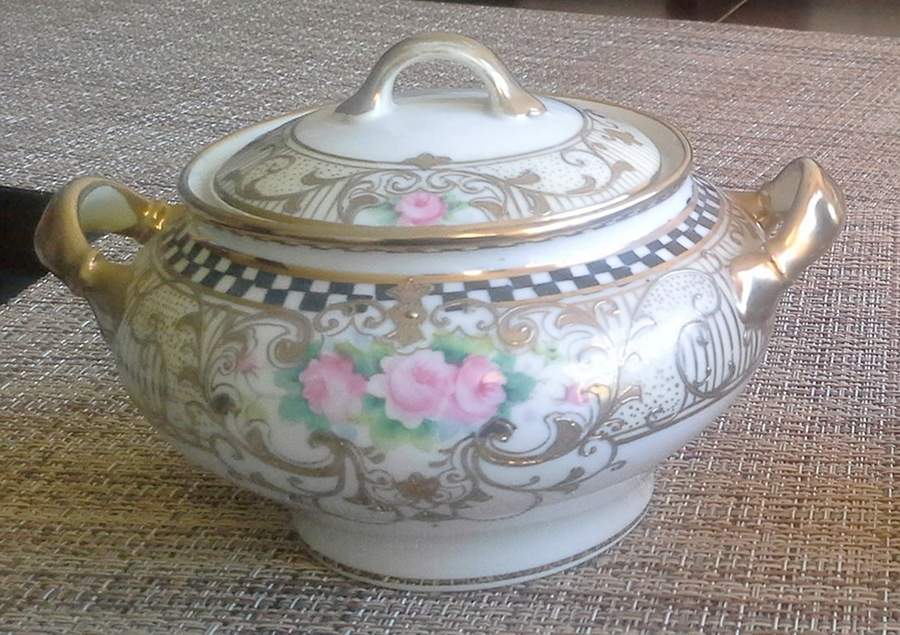 N4176 Sugar Bowl & Lid by Noritake-1