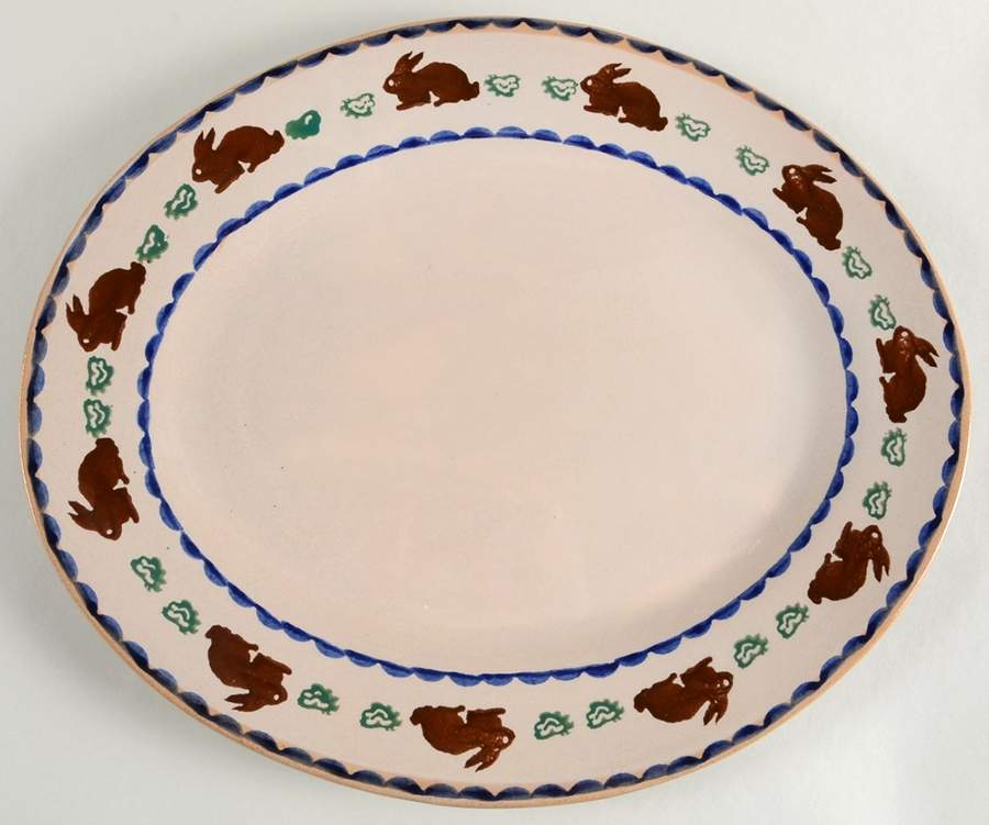 NCM4 14" Oval Serving Platter by Nicholas Mosse-1