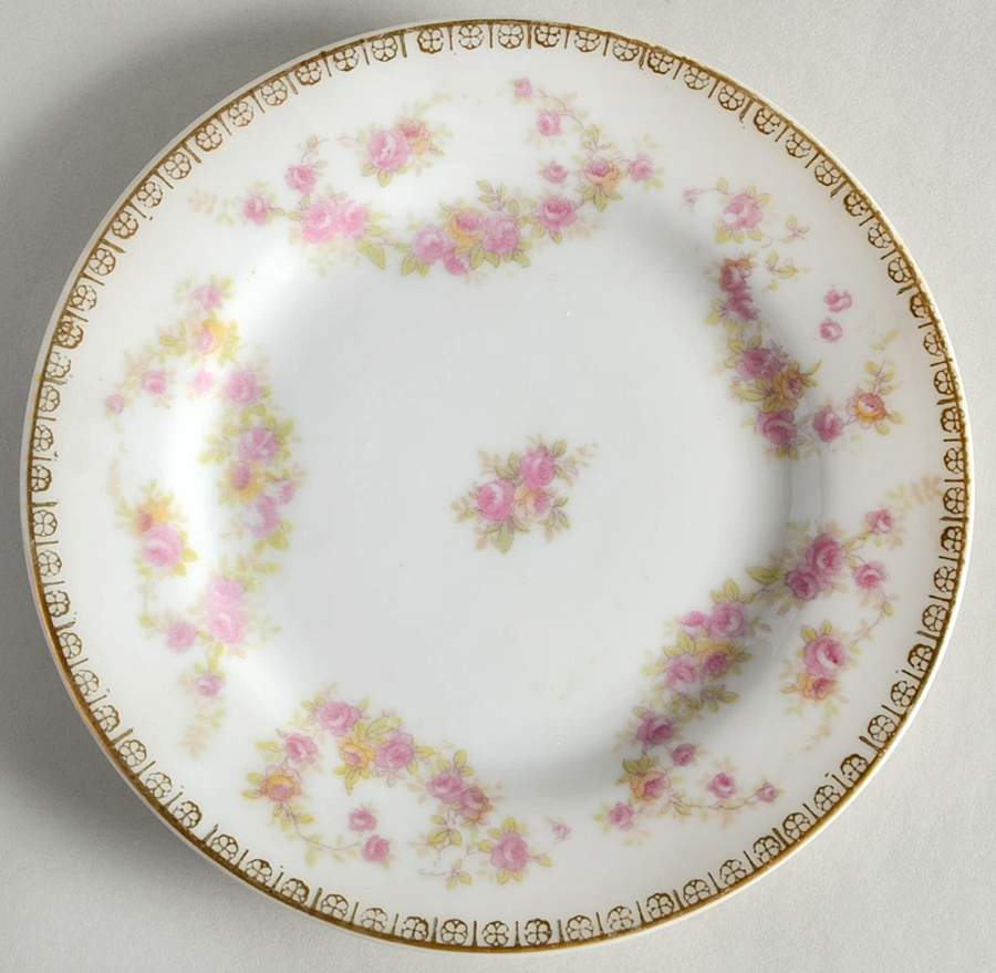 Bridal Rose Bread & Butter Plate by Noritake-1