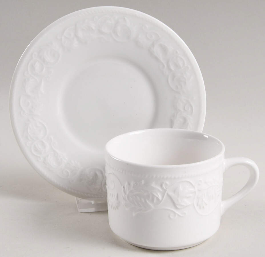 NED6 Flat Cup & Saucer Set by New Traditions-1