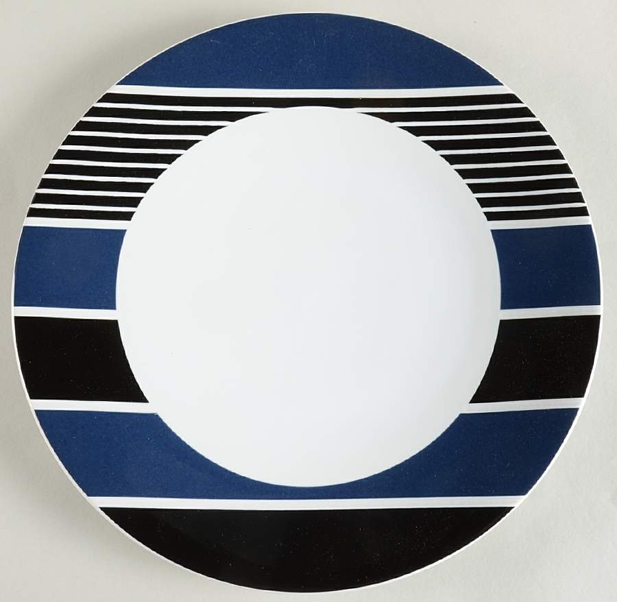 Knots Bay Navy Blue Dinner Plate by Nautica-1